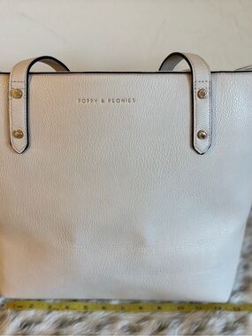 Poppy & Peonies Go-Getter Tote Cream